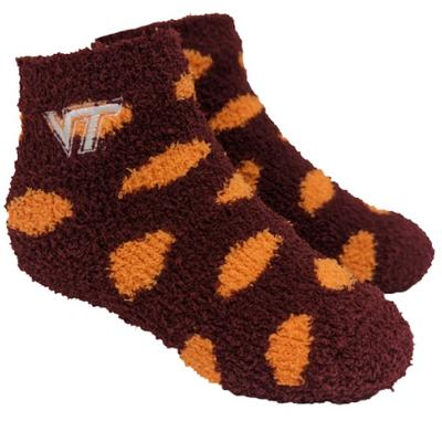 Virginia Tech YOUTH Fuzzy Socks