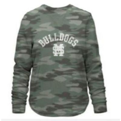 Mississippi State Women's Camo Comfy Crew