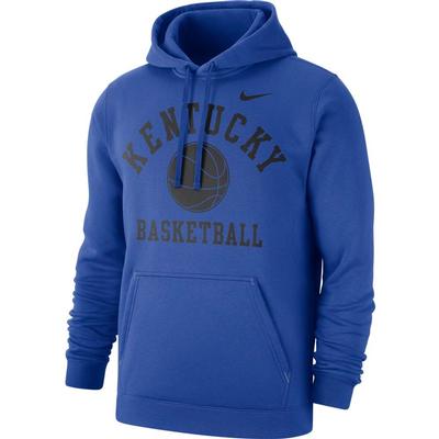Kentucky Nike Men's Club Fleece Arch Basketball Hoodie