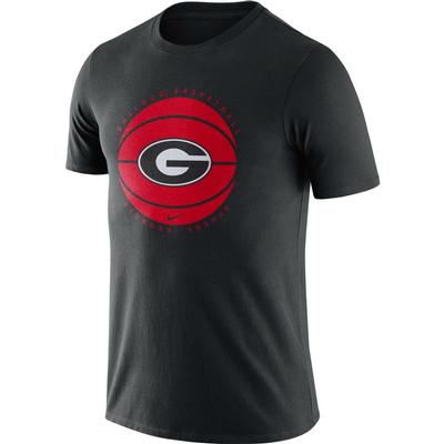 Georgia Nike Men's Team Issue Basketball Tee