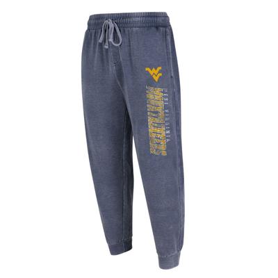 West Virginia College Concepts Trackside Burnout Soft Knit Pant