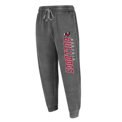 Georgia College Concepts Trackside Burnout Soft Knit Pant