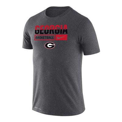 Georgia Nike Men's Dri-Fit Legend Short Sleeve Basketball Tee
