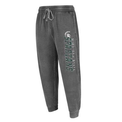 Michigan State College Concepts Trackside Burnout Soft Knit Pant