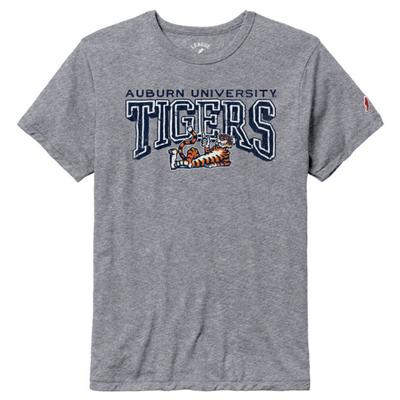 Auburn League Original Aubie with Tigers Outline Short Sleeve Tee