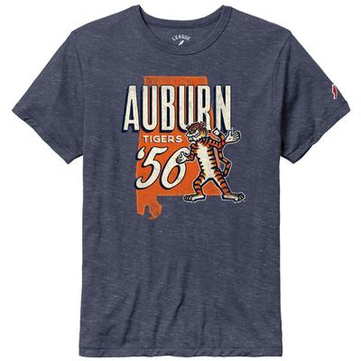 Auburn League Original Aubie State Short Sleeve Tee