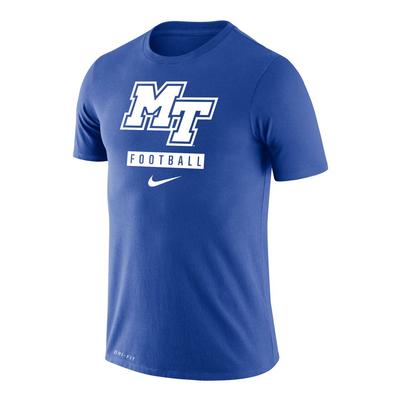 MTSU Nike Men's Dri-Fit Legend Football Short Sleeve Tee