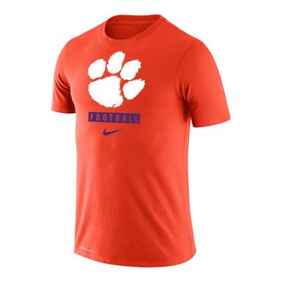 Clemson Nike Men's Dri-Fit Legend Football Short Sleeve Tee