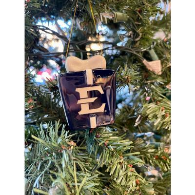 ETSU Ceramic Christmas Present Ornament
