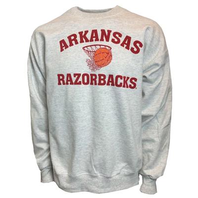 Arkansas Razorbacks Basketball BUnlimited Crew Sweatshirt
