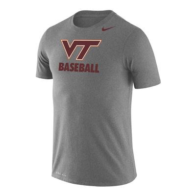 Virginia Tech Nike Men's Dri-Fit Legend Baseball Short Sleeve Tee