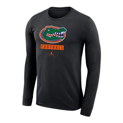 Florida Jordan Brand Men's Dri-Fit Legend Football Long Sleeve Tee