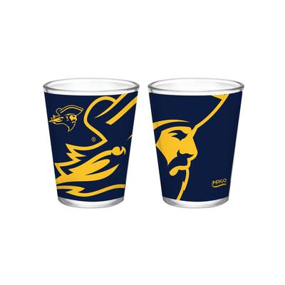 ETSU 2oz Sublimated Side by Side Logo Shot Glass
