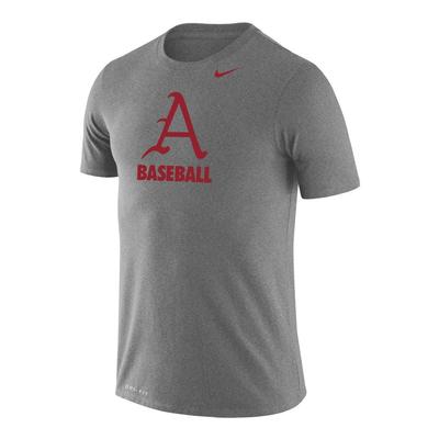 Arkansas Nike Men's Dri-Fit Legend Baseball Short Sleeve Tee