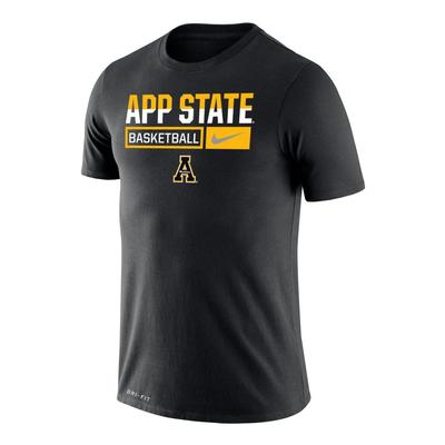 Appalachian State Nike Men's Dri-Fit Legend Basketball Short Sleeve Tee