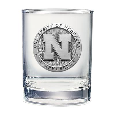 Nebraska Heritage Pewter Rocks Glass