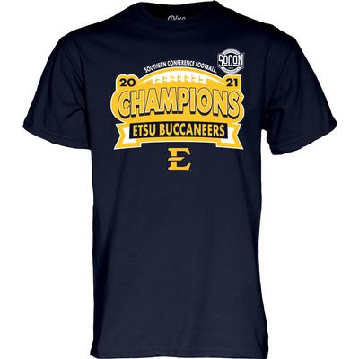 ETSU 2021 SoCon Football Champions Tee Shirt