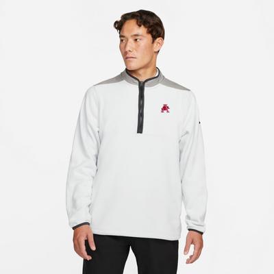 Arkansas Nike Golf Victory Leaping Hog 1/2 Zip Micro Fleece Pullover