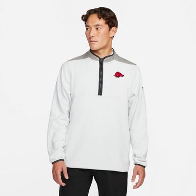 Arkansas Nike Golf Victory Running Hog 1/2 Zip Micro Fleece Pullover