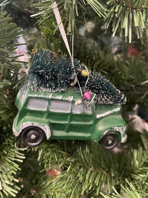 Michigan State Van W/ Tree Ornament