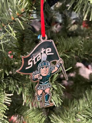 Michigan State Sparty Ornament