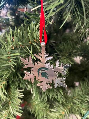 Michigan State Snowflake Ornament