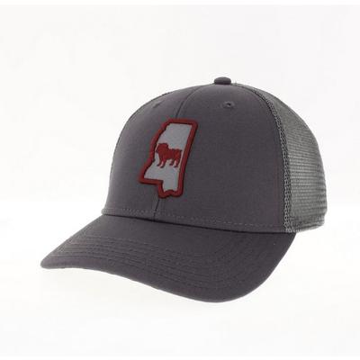 Mississippi State Legacy Bulldog Patch Trucker Hat