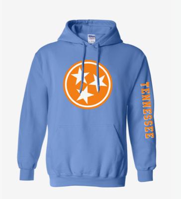 Light Blue Tennessee TriStar Hoodie