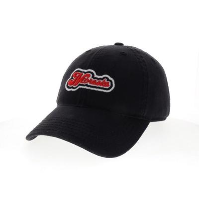 Nebraska Legacy YOUTH Groovy Font Adjustable Hat