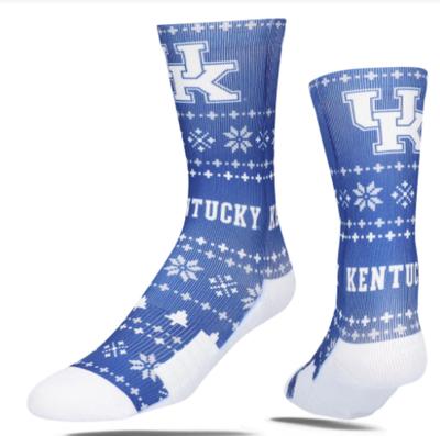 Kentucky Strideline Holiday Sweater Socks