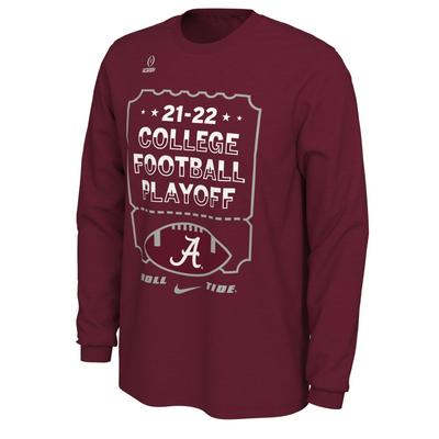 Alabama 2021 Football Playoff Long Sleeve Tee Shirt