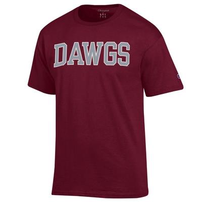 Mississippi State Champion Dawgs Straight Font Tee
