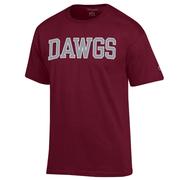  Mississippi State Champion Dawgs Straight Font Tee
