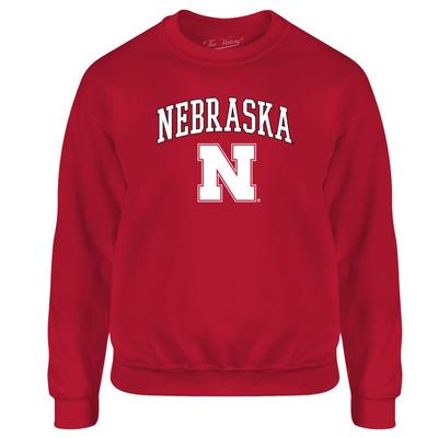 Nebraska Arch Over Logo Crew