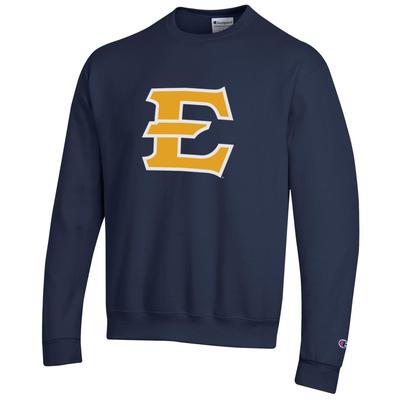 ETSU Champion Giant Logo Fleece Crew Sweatshirt