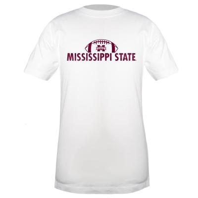 Mississippi State Garb YOUTH Football Graphic Tee WHITE