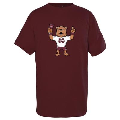 Mississippi State Garb YOUTH Giant Bully with Bell Tee MAROON