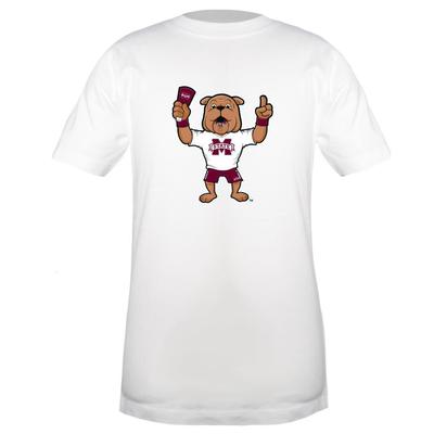 Mississippi State Garb YOUTH Giant Bully with Bell Tee WHITE