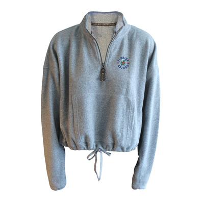Florida Summit Women's Heather Sweater Cinch Bottom 1/2 Zip Pullover