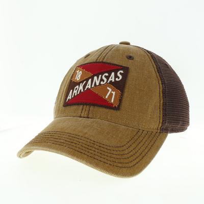 Arkansas Legacy Frayed X Patch Hat