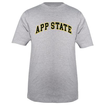 Appalachian State Garb YOUTH Arch App State Tee OXFORD_GREY