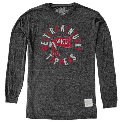 Western Kentucky Retro Brand Vault Circle with Towel Long Sleeve Tee