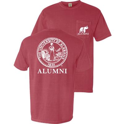 Alabama Alumni Seal Comfort Colors Short Sleeve Tee