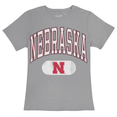 Nebraska Vintage Arch Over Logo Tee