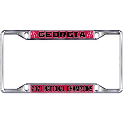 Georgia Bulldogs 2021 National Champions License Plate Frame