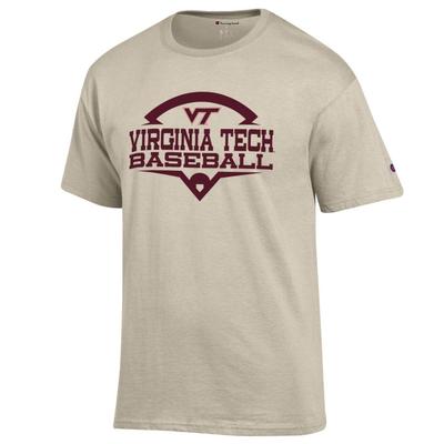 Virginia Tech Champion Virginia Tech Over Baseball Diamond Tee