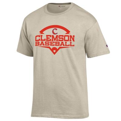Clemson Champion Clemson Over Baseball Diamond Tee