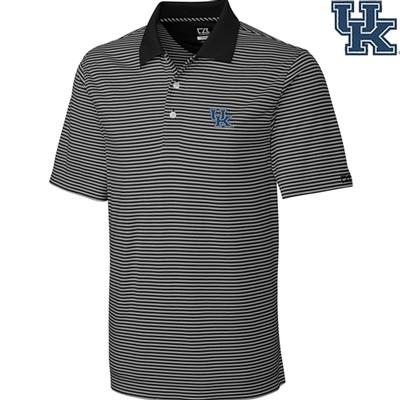 Kentucky Cutter and Buck Big and Tall Trevor Stripe Polo