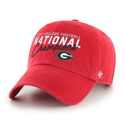 Georgia Bulldogs 2021 National Champions Signature Cap