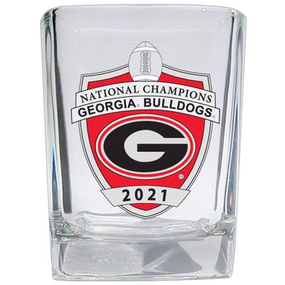 Georgia Bulldogs 2021 National Champions Shot Glass 2oz